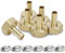 Bwintech 6 Pezzi Connettori Tubo, 3/4 Pollice BSP femmina Connettore x 8 mm Connettore Tubo con 6 Pezzi Morsetti