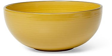 Kähler Design Colore Schale aus Steingut hergestellt, Handbemalt, in der Farbe: Safron yellow, Durchmesser: 19 cm, 690643