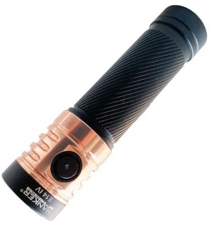 Manker E14 IV (versione High CRI) Torcia compatta ricaricabile EDC Flood con filtro, 4 sorgenti luminose, 3000 lumen, circuito di protezione, LED NICHIA 519A (batteria 18350+21700 e tubo)