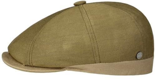 LIERYS Twotone Flatcap Sportiv Legerer Schiebermütze mit Bambusfasern Made in Italy Herren Frühjahr Sommer