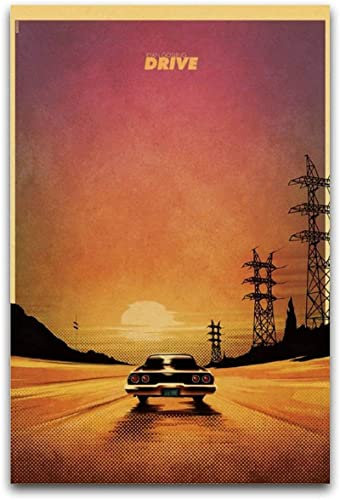 VALCLA Bild Auf Leinwand 40 * 60cm Senza Cornice Drive Ryan Gosling Movie5 Poster Soggiorno Camera da letto Pittura Opera d'arte