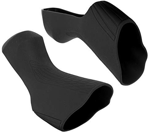 Tbest Couvercle de Levier de Frein de Changement de Vitesse de Vélo, Couvercle en Silicone pour Manettes de Vitesse de Vélo de Route pour R7000 R8000 (BLACK)
