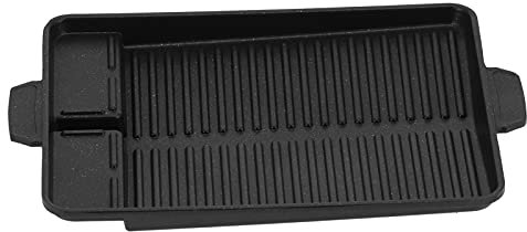 Sartén Teppanyaki Antiadherente Portátil para Asar a la Parrilla, Duradera, de Calentamiento Uniforme, Bandeja para Barbacoa, Sartén para Parrilla, Estufa, Bandeja para Hornear