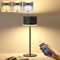 LED Tischlampe Akku Kabellos mit Fernbedienung, 2200mAh Tischleuchte Touch, Dimmbare Nachttischlampe mit 3 Farbtemperatur/3 Helligkeitsstufen/3 Beleuchtungsrichtung, Batteriebetrieben Aufladbar