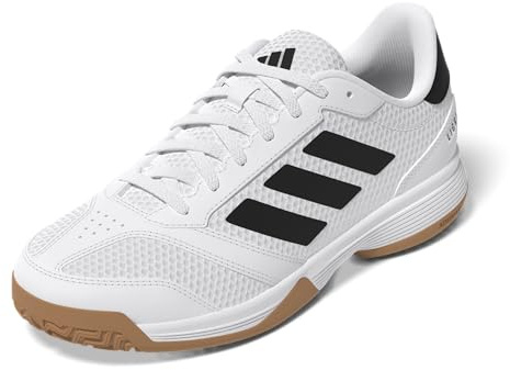 Adidas Unisex-Kids Ligra 8 Indoor Volleyball, White/Black/White, 3.5