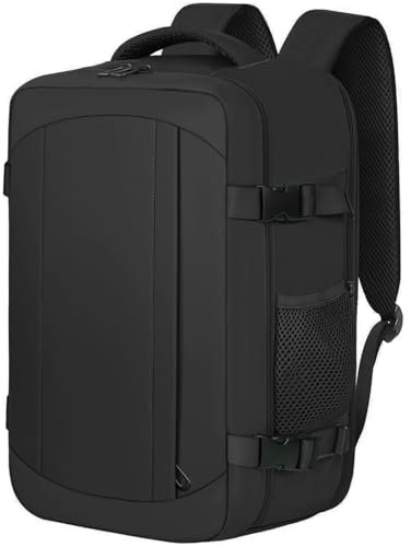 Ltemziiy Cabin Bags 40x20x25 for Ryanair Underseat Carry-ons Bag, Hand Luggage Bag Cabin Backpack Travel Backpack Cabin Size 20L - Black