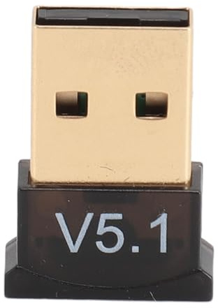 Bluetooth 5.1 Adapter, USB Bluetooth 5.0 Adapter für PC, Schnelle Datenübertragung Dual Mode HiFi Sound USB Wireless Bluetooth Dongle Adapter für 7 8 8.1 10 11