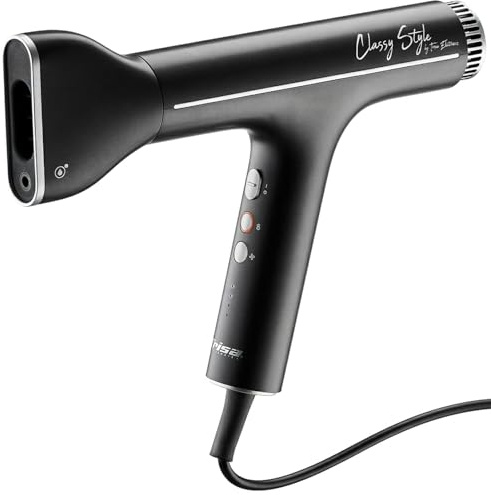 Trisa Föhn 300g Ultraleicht Dual-Ionen, 4 Modi mit 3m Profi-Kabel | Auto-Temperaturwechsel, Selbstreinigungsfunktion, Dual-Ionen Anti-Frizz, Kompakt & Ergonomisch, Modernes Design, Haarpflege