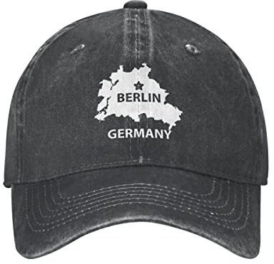 Basecap, Deutschland Landeshauptstadt Berlin Flat Hüte Unisex Hut Sonnenschutz Sonnenmütze Für Reisen Erwachsenen Sport