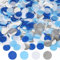 Konfetti 6000 Stück, Konfetti Geburtstag Hochzeit Streudeko Papier Confetti für Luftballons, Geschenkbox, Dekoration für Geburtstag(BLAU, 2.5cm)