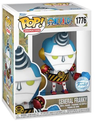 Funko Pop! Animation: One Piece - General Franky - Probabilità di 1/6 per la Variante Chase - Si Illumina Al Buio- Figura in Vinile da Collezione - Idea Regalo - Merchandising Ufficiale