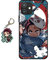 Hülle für iPhone 16 Anime Handyhülle [Mit Schlüsselbund] Cartoons Silikon Sanft Bumper Case Hülle für iPhone 16 - Demon Slayer 7