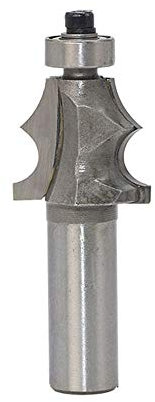 Trend Router Bits,Chamfer Edge Forming Router Bit,Milling Cutter,Corner Bead Router Bit,1/2 Inch Shank Bevel & Bead Wainscoting Milling Cutter,Carbide Tipped Top End Bearing Woodworking Tools(3/8 in)