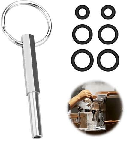 7 pcs Kaffeevollautomat Ovalkopfschlüssel kompatibel mit Jura Krups Siziliana AEG Vollautomaten Kaffeeautomaten um Brühgruppe Auszubauen,Ovalkopfschlüssel mit Schlüsselring Reparatur Ersatzteile​.