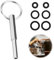 7 pcs Kaffeevollautomat Ovalkopfschlüssel kompatibel mit Jura Krups Siziliana AEG Vollautomaten Kaffeeautomaten um Brühgruppe Auszubauen,Ovalkopfschlüssel mit Schlüsselring Reparatur Ersatzteile​.