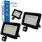 CLAR - Projecteur LED Exterieur Detecteur De Mouvement, Spot Led Extérieur Detecteur De Mouvement, Projecteur Led Extérieur Avec Détecteur, Spot Exterieur Detecteur Mouvement, 100W (Pack 2)