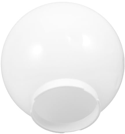 Garneck Outdoor Lampenschirm Aus Weißem Kugel Förmiger Lampenschirm Ersatz Für Wandlampen 140 Clips & 300mm Durchmesser Ideal Für Garten Und Außenbeleuchtung