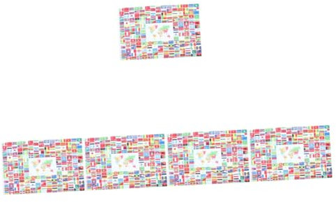 5st Wm-flagge National Fußballfahnen Partydekorationen Der Welt Ringe Land Poster Mit Weltkarte Flaggenbanner Für Fußballfans Weltflaggenbanner Aufkleber Colorful Polyester Cabilock