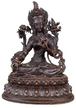 MKYKDY Weiße Tara-Statue als Ornament für Zuhause und Büro, dekorative Geschenke zum Mitnehmen, Wohnzimmer- und Bürodeko