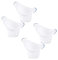2 pcs Copa Lavaojos Taza Copas de Lavado de Ojos de Vasos Lavaojos de Silicona de Color Blanco Lechoso de 8 ml con Graduaciones, Que Se Utilizan Para Mantener Los Ojos Limpios Y Frescos (#2)