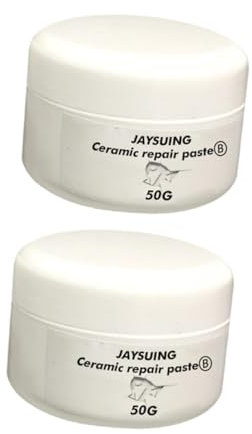 DIYEAH 2pezzi Kit Di Riparazione Piastrelle Colla Per Riparazione Ceramica Pasta Per Crepe Piastrelle Pasta Per Crepe Per Lavandini Wc Vasche Da Bagno e Porcellana