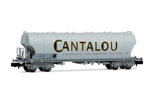 Arnold HN6706 SNCF, 4-achsiger Getreide-Schüttgutwagen Cantalou, Ep; iV Güterwagen, Grau