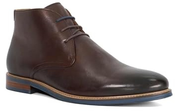 Dune London Mens MILLERS Round Toe Lace Up Boots Suede Chukka Boots