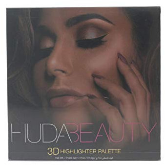 Huda Beauty, palette di polveri illuminanti 3D Golden Sands (etichetta in lingua italiana non garantita)