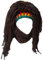 Metyou Perücke, Bartmütze, handgefertigt, gestrickt, warm, Wintermütze, Skimütze, für Damen und Herren Gr. Einheitsgröße, WIG-YELLOW NEW