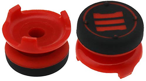 Create Idea 2pcs Rouge Manette de Pouce Extensible Analogique Grand Contrôleur Remplacement Compatible pour PS4 Xbox 360 PS3 Controller [Video Game]