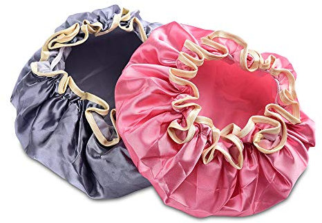 MUXItrade 2Pcs Bonnet de Douche Bonnet de Bain pour Les Femmes Double Couche