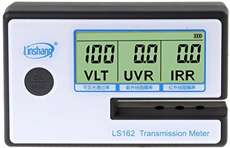 BIlinli LS162 Fenstertönungsmesser Solar Film Transmission Meter VLT UV IR Unterdrückung Tester