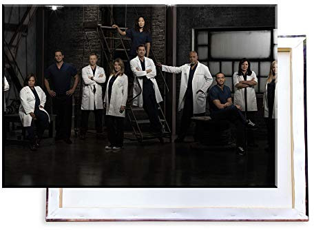 Unified Distribution Grey's Anatomy - 120x80 cm Kunstdruck auf Leinwand • erstklassige Druckqualität • Dekoration • Wandbild