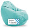 Bruni Sitzsack Classico M in Minzgrün – Sitzsack mit Innensack zum Zocken & Lesen, Abnehmbarer Bezug, lebensmittelechte EPS-Perlen als Bean-Bag-Füllung, aus Deutschland