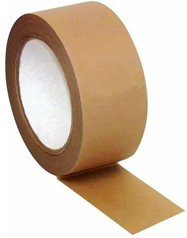 6 Ruban Adhésif en Papier kraft Ecologique Biodégradable au support papier adhésif 50 mm x 50 mètres adhésif kraft sans plastique rendant ce Ruban Adhésif kraft totalement recyclable (6)