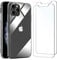 NEW'C Hülle für iPhone 11 Pro MAX Ultra Transparent Silikon Weiches TPU Gel und 2 × Panzer Schutz Glas für iPhone 11 Pro MAX - Anti Scratch