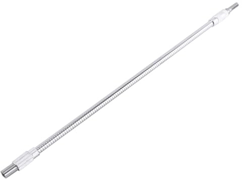 1/4 Porte-embout D'extension D'arbre Flexible Tournevis D'extension Flexible, Rallonge Embout Visseuse Support D'arbre de Foret Flexible Lien de Connexion pour Perceuse électronique (300MM)(400MM)