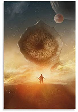 NANXIANG Dune Film-Illustration, Kunst, Poster, Leinwand, Wandkunst, Poster, Foto, Bild, Malerei, Poster, Raumdekoration, 60 x 90 cm