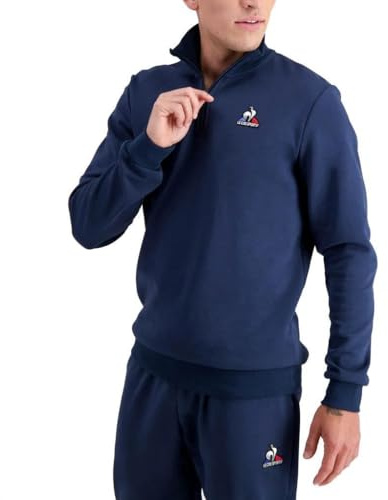 Le Coq Sportif Unisex ESS Halfzip Nr. 1 M Dress Blues Pullover