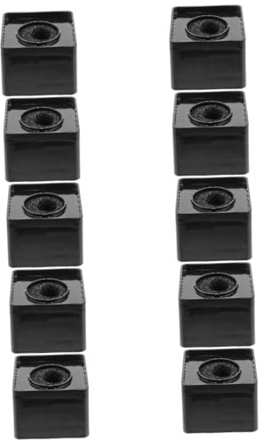 Toyvian 10St Mikrofon-Logo-Flagge khimar hijab tatsächl ad blie Form schwarze Kopfhörer personalisierte Mikrofonabdeckung fernseher Mikrofonstation-Logo quadratische Mikrofonfahne Zubehör