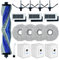 Ytaland Accessoires de rechange pour aspirateur robot ECOVACS DEEBOT X5 Omni / X5 Pro (1 brosse principale, 4 brosses latérales, 3 filtres Hepa, 3 sacs à poussière, 4 tampons de nettoyage)