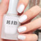 Smalto bianco opaco – ad asciugatura rapida non tossico – smalto a base d'acqua di lunga durata per le donne Nail Art manicure arte senza lampada UV, colore tè al latte, smalto regolare, 12 ml