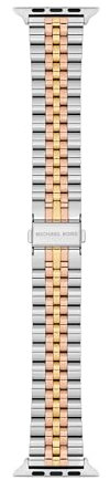 Michael Kors Cinturino da donna in acciaio inox tri-tono per Apple Watch® (modello: MKS8065E)