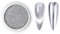 Polvere olografica per unghie, pigmento ultra fine, effetto specchio magnetico professionale, per manicure, nail design, qualità salone, per smalto gel
