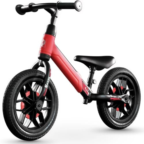 QPLAY Kinderfahrrad 2 Jahre mit LED-Lichtern, Lauflernhilfe für Babys, 1 Jahr LED-Lichter, Spielzeug für Kinder ab 1 Jahr, Lauflernrad, Babygeschenk, Erstfahrrad