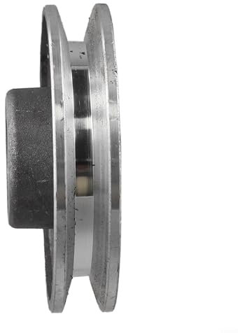 Puleggia motore in alluminio di tipo A, adatta per diverse applicazioni di compressori e pompe, presenta un diametro di 100 mm (97 x 24)
