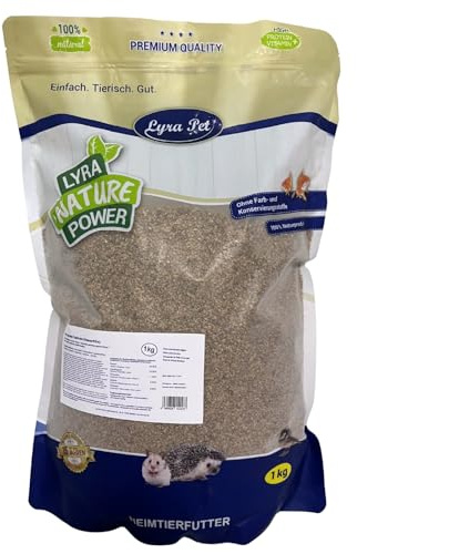 Lyra Pet® 1 kg Daphnien getrocknet | Sonnengetrocknete Wasserflöhe als Tierfutter | Reich an Proteinen & ungesättigten Fettsäuren | Natürliches, artgerechtes Futter für Vögel, Fische & Amphibien