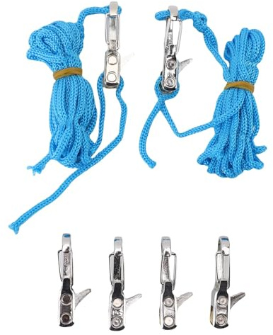 ciciglow Tensor de Ajuste de Cuerda, Tensor de Cordón y Cuerda y Herramienta de Cine, Ajuste Tensor de Cable de Fijación Segura con Cuerda y Caja para Campamento en Bote