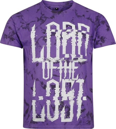 Lord Of The Lost Pixel Hepta Männer T-Shirt lila/schwarz Band-Merch, Bands