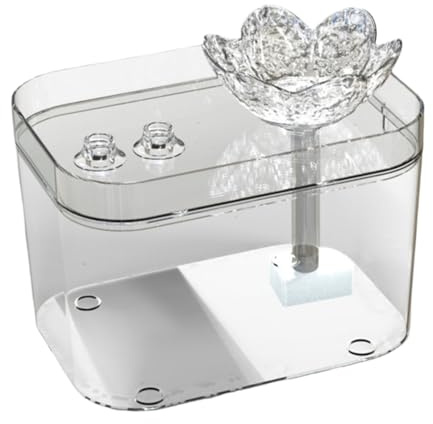 driattie Fontaine à eau USB pour animal domestique – Distributeur d'eau automatique silencieux | Pour chat, chien, intérieur, maison, voyage